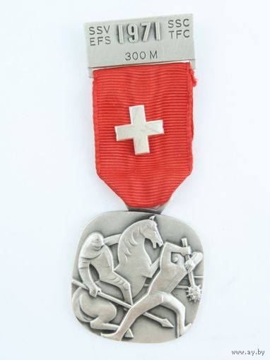 Швейцария, "Стрелковый спорт" Памятная медаль 1971 год. (1369)