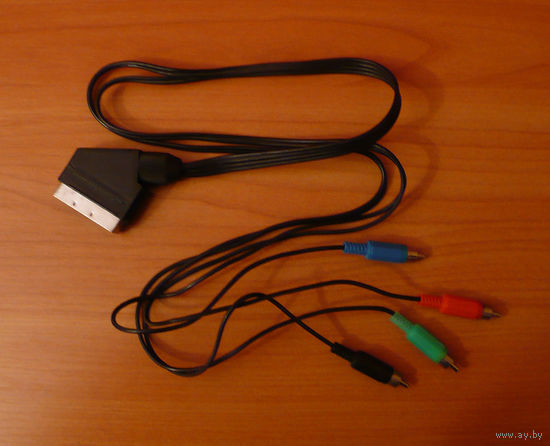 SKART-кабель для подключения видеомагнитофона к телевизору