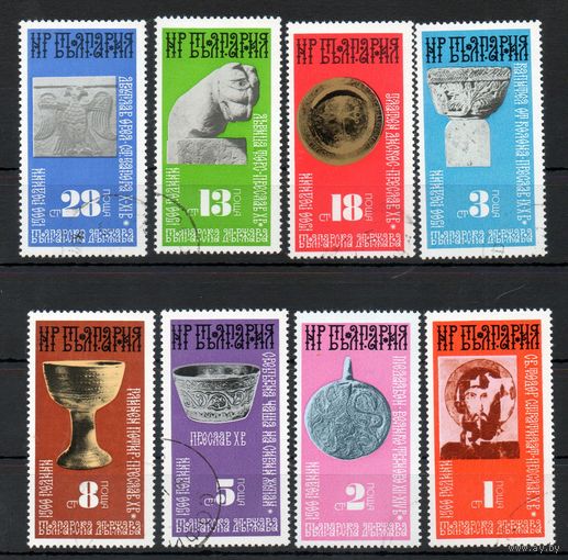 Национальные сокровища Болгария 1975 год серия из 8 марок