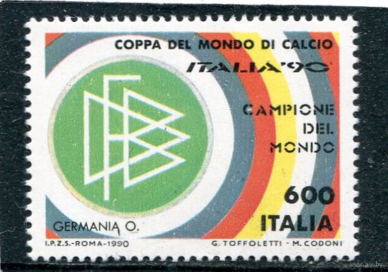 Италия. Эмблема национального футбольного союза