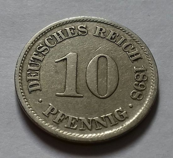 10 пфеннигов, Германия 1898 A