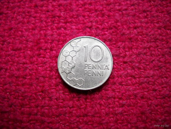 Финляндия 10 пенни 1991 г.