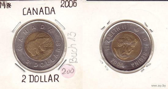Канада 2 доллара 2005 г.