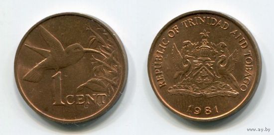Тринидад и Тобаго. 1 цент (1981, XF)