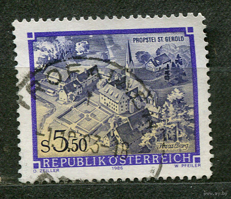 Монастырь Св. Герольда. 1986. Австрия. Полная серия 1 марка