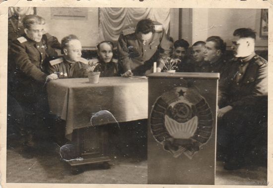 Фотография \В день выборов 10,02,1946 год\