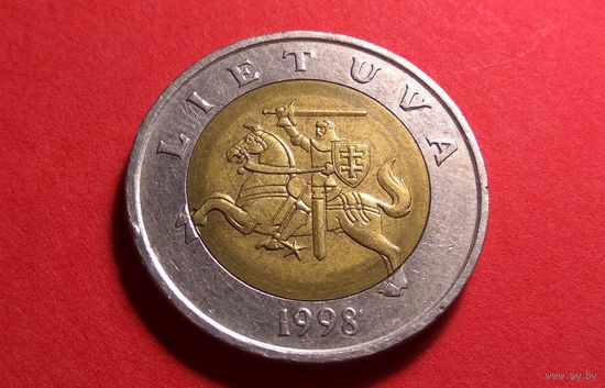 5 литов 1998. Литва.