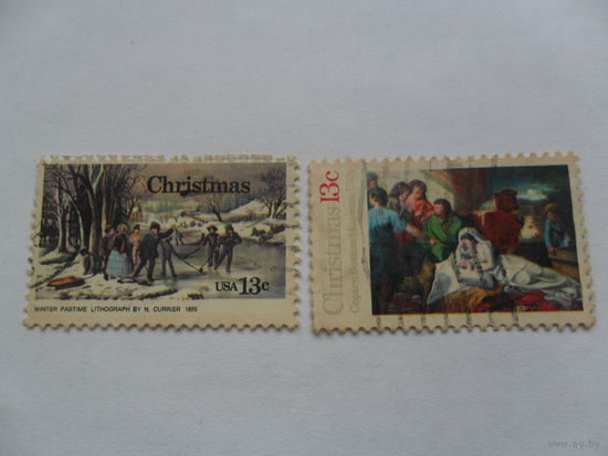 2 марки США, Рождество