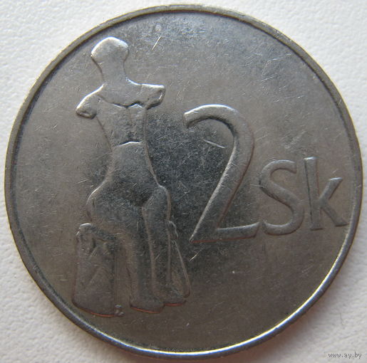 Словакия 2 кроны 1993 г.
