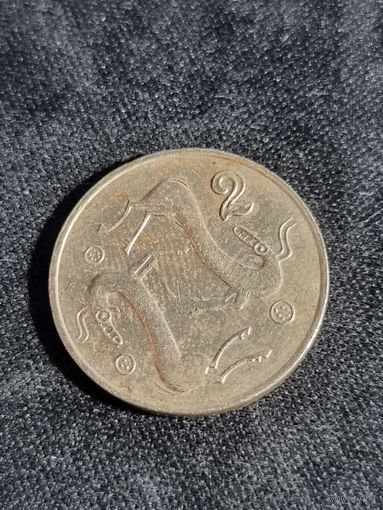 Кипр 2 цента 1994