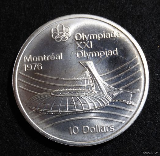 Канада 10 долларов, 1976 (Коллекционная монета)