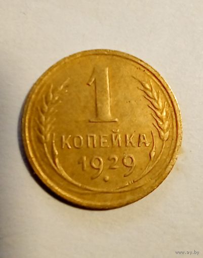 1 копейка 1929 г,отличная.