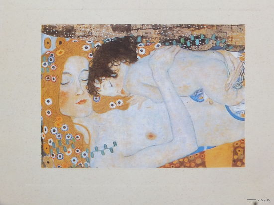 Климт живопись открытка 12х17 см