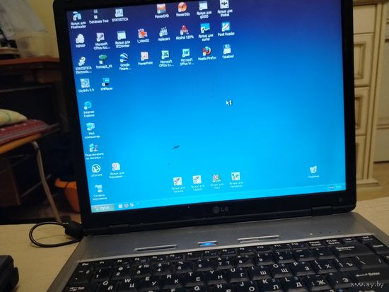Рабочий Ноутбук LGK1 LG K1-222PR Windows XP лицензия