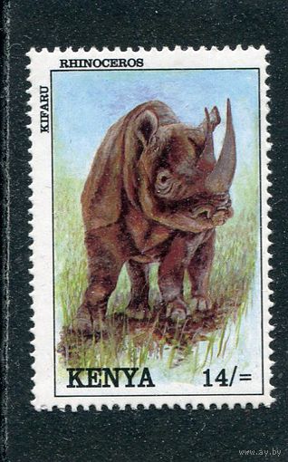 Кения. Носорог