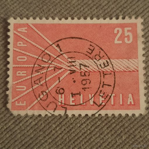 Швейцария 1957. Europa CEPT. Марка из серии
