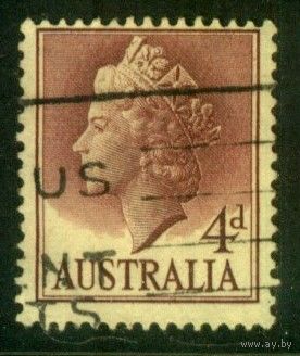 Австралия 1957 Mi# 273 Королева Елизавета II. Гашеная (AU04)
