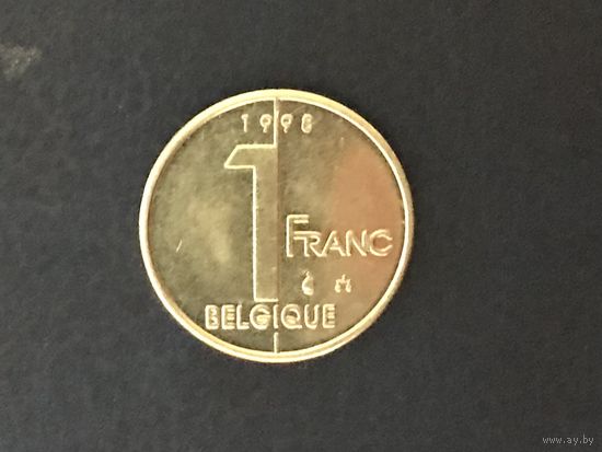 Бельгия 1 франк 1998 -que-