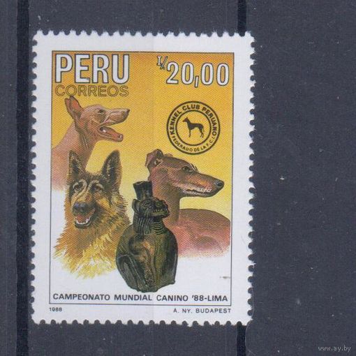 [1800] Перу 1988. Фауна.Собаки. Одиночный выпуск  MNH