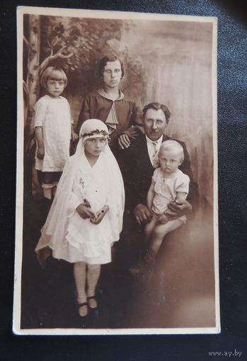 Фото "Семья", старая Польша, 1931 г.