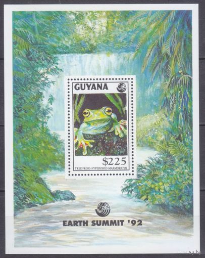 1992 Гайана 4005/B241 Рептилии - Лягушки 5,50 евро