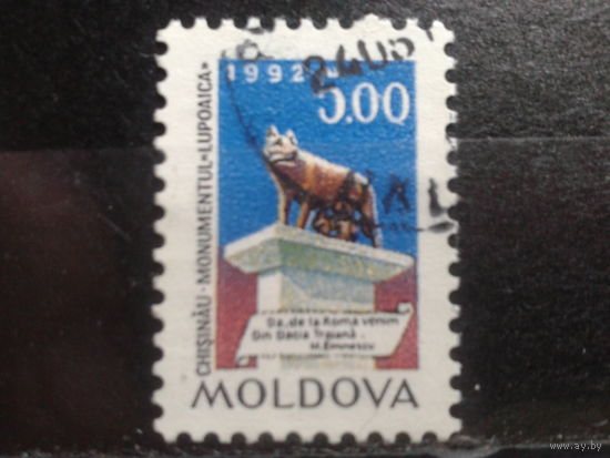 Молдова 1992 Римская волчица, памятник