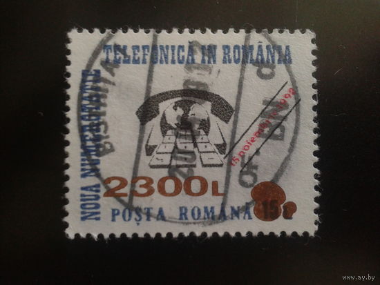 Румыния 1999 стандарт, надпечатка