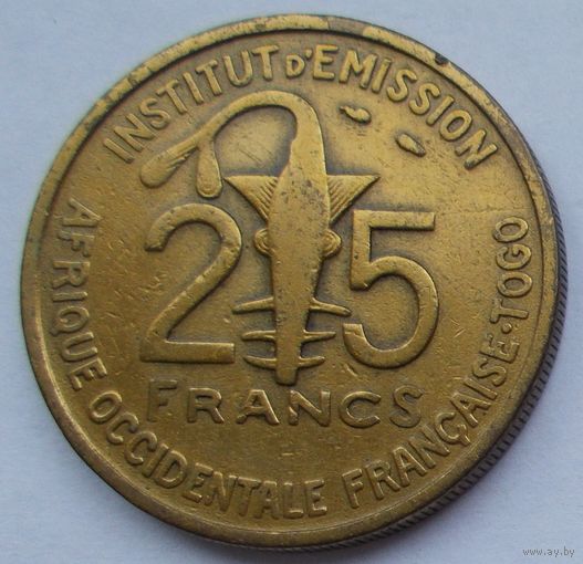 Французская Западная Африка - Того 25 франков 1957