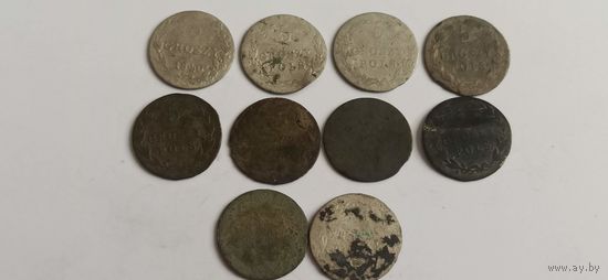 5 грош 1818,1819,1822,1823,1840( ж)