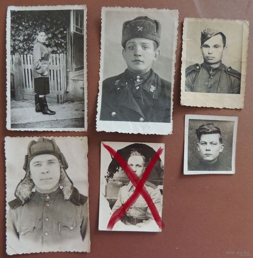 Фото военные, 1944-1945 гг., 5 шт.