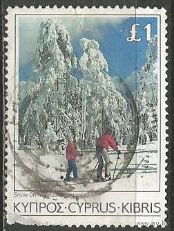 Кипр. Туризм. Лыжная прогулка. 1985г. Mi#639.