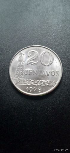 Бразилия 50 сентаво 1978 г. - корабль
