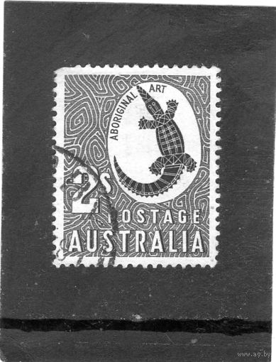 Австралия.Ми-186. Искусство аборигенов - Крокодил Джонстона.1948.