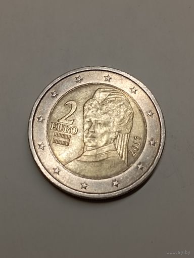 2 евро Австрия 2017 г.