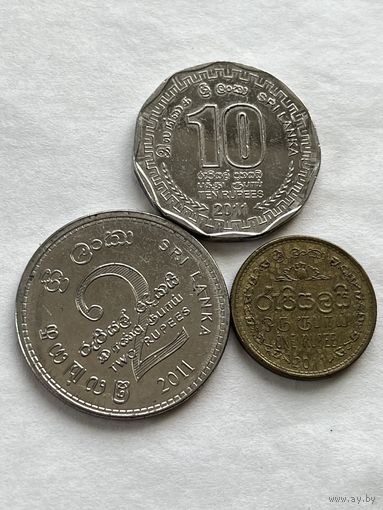 Шри-ланка 3 монеты