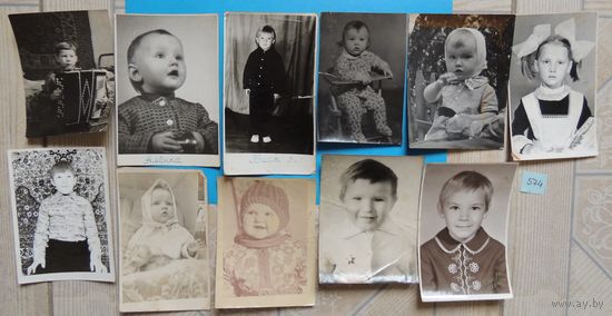 Фото "Наши дети", 1960-1970-е гг., 11 шт.