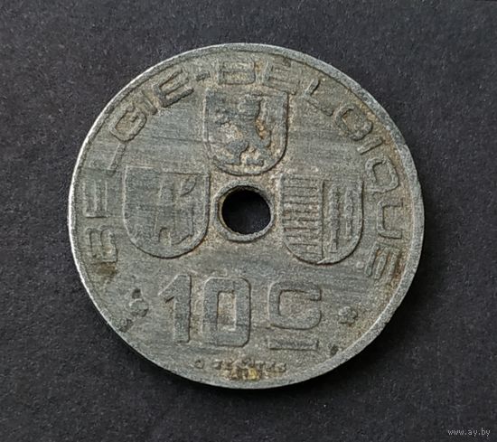 10 сантимов Бельгия 1944