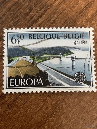 Бельгия 1977. Europa stamps-landscapes. Марка из серии