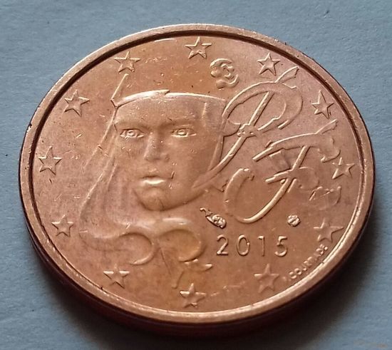 1 евроцент, Франция 2015 г.