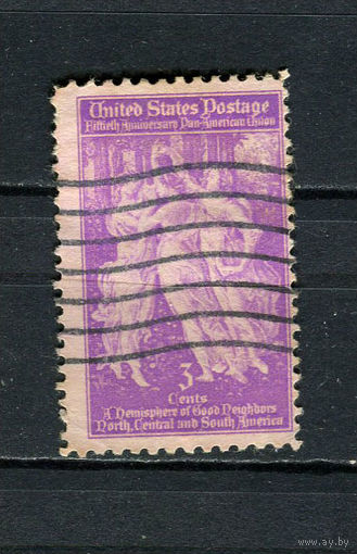 США - 1940 - Панамериканский союз - [Mi.491] - 1 марка. Гашеные.  (Лот 72CS)