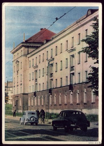 1953 год Таллинн Общежитие Горного техникума