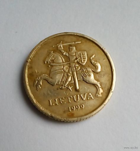 Литва 10 центов 1999 г