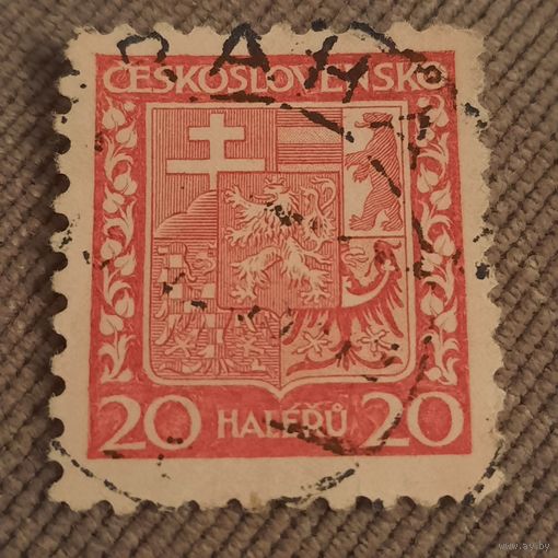 Чехословакия 1929. Герб