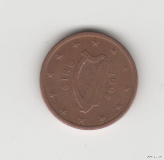 1 евроцент Ирландия 2008 Лот 8234