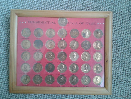Набор памятных жетонов   "Президенты США"