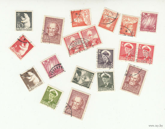 Гренландия набор марок
