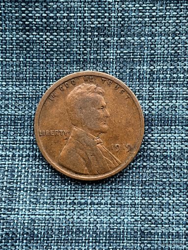 США 1 цент 1919 г. (2)