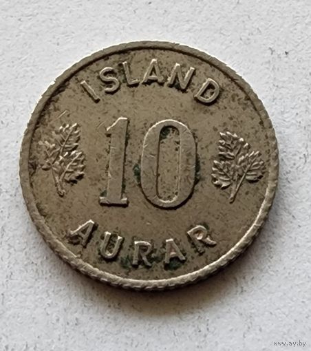 Исландия 10 эйре, 1962