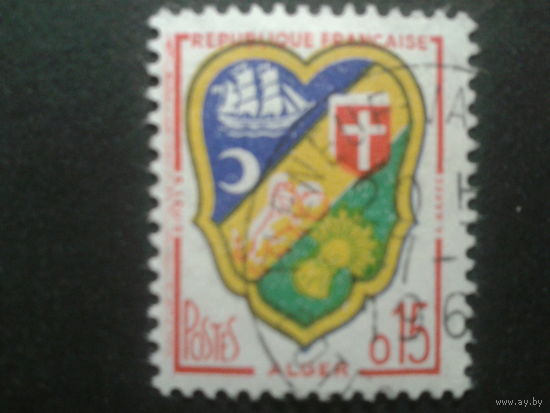 Франция 1960 герб г. Алжир
