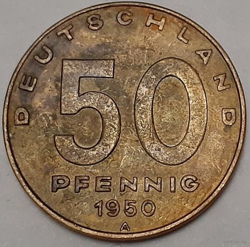 Германия - ГДР 50 пфеннигов, 1950 (1-4-56)